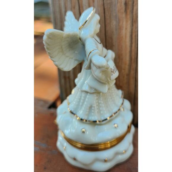 Lenox Treasures "The Angel Of Faith Treasure Box  "Believe" Limited Edition - Picture 3 of 5